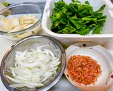 筍、菜の花、新玉ネギのかき揚げ作り方1写真