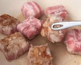 やみつき！【肉巻きヤンニョム餅】作り方2写真