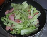 簡単☆魚肉ソーセージで本格焼きそば作り方4写真