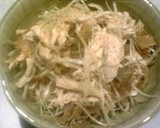 鶏ささみとネギ、ザーサイの軽いおつまみ作り方5写真
