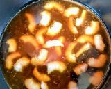 夏の夕飯！なすと海老餡かけ冷やしうどん作り方6写真