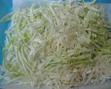 お魚のソーセージとしらすのお好み焼き作り方1写真