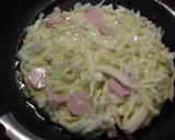 お魚のソーセージとしらすのお好み焼き作り方5写真