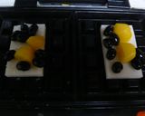 お餅でモッフル　黒豆＆栗甘露煮作り方2写真
