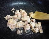 白菜と鶏肉のコーンクリーム煮作り方2写真