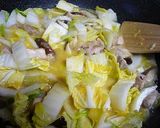 白菜と鶏肉のコーンクリーム煮作り方4写真