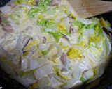 白菜と鶏肉のコーンクリーム煮作り方6写真