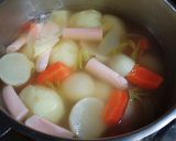 おさかなのソーセージでポトフ作り方4写真