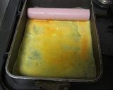 おさかなソーセージ入りの卵焼き♪作り方2写真