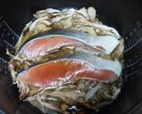 そば屋のそばつゆで鮭ごはん作り方4写真