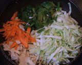 朝おかず、千切り野菜お好み焼き風作り方2写真