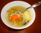クミンと大麦入り野菜スープ作り方3写真