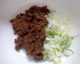 シンプル　ねぎ味噌おにぎりと焼きおにぎり作り方2写真