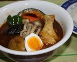 絶品！野菜とチキンのスープカレー作り方6写真