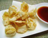 揚げワンタンの甘酢ソース添え作り方5写真