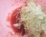 たらこドレッシングでキャベツサラダ作り方4写真