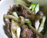超簡単♪牛肉・ごぼう・長ネギの炒め物作り方5写真