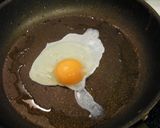本格お好み焼きの卵の乗せ方作り方2写真