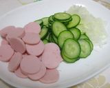 うまっ♡お魚ソーセージのマカロニサラダ作り方2写真