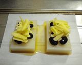 余った黒豆で＊餅チーズ焼き作り方2写真