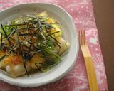 余った黒豆で＊餅チーズ焼き作り方3写真