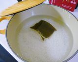 ルクルーゼで餅入り七草粥☆作り方2写真