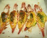 簡単な『エビのマヨネーズマスタード焼き』作り方5写真