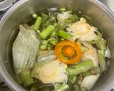 ハト麦と季節野菜のスープ作り方1写真