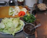 中華屋さんに挑戦！　しゃっきり野菜炒め作り方1写真