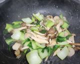 チンゲン菜とシーフードミックスの八宝菜風作り方10写真
