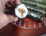 シンプルだけど人気♪甘辛牛肉の【海苔巻き】作り方3写真