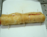 油揚げと豚肉のクルクル巻き♡焼き作り方3写真