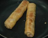 油揚げと豚肉のクルクル巻き♡焼き作り方5写真