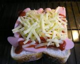 簡単ピザトースト☆作り方1写真