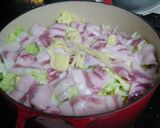 鍋におまかせ✰水なしで≪塩豚白菜≫作り方3写真