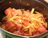 白菜のキャラメリゼとベーコンの煮物作り方4写真