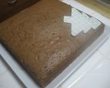 板チョコシフォン生地で子供とデコ作り方15写真