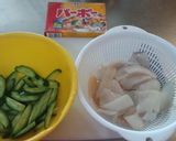 いか＆きゅうりの中華風作り方1写真