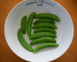 スナップエンドウの下茹で♥レンチンで♥作り方3写真