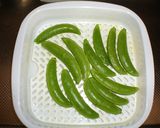 スナップエンドウの下茹で♥レンチンで♥作り方4写真