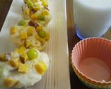 レンジdeおいもと銀杏の蒸しパン作り方4写真