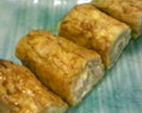 油揚げと豚肉のクルクル巻き♡焼き作り方9写真