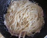 とろろでトロトロ~☆クリームパスタ作り方6写真