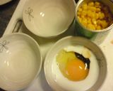 5分でコーン卵。作り方1写真