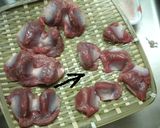 圧力鍋で簡単！砂肝とごぼうのおつまみ作り方1写真