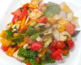 鶏むね肉と夏野菜のレモン炒め作り方11写真