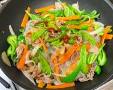 甘とうがらしと牛肉のチャプチェ♫作り方6写真