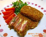 揚げない♪スパムチーズカツ作り方6写真