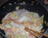 白菜のミルク煮作り方3写真
