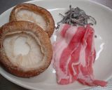お弁当のおかず　椎茸の肉詰め＊塩昆布入り作り方1写真